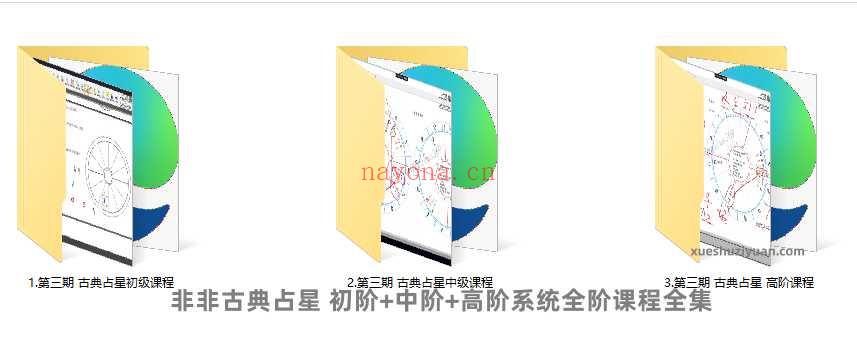 非非古典占星 初阶+中阶+高阶系统全阶课程全集插图