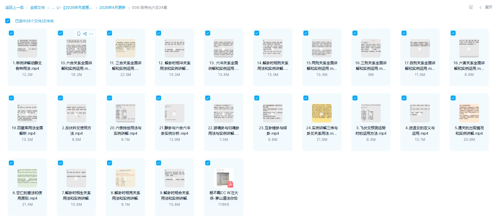 图片[1]_张伟光六爻实战讲座（视频24集）_易经玄学资料网