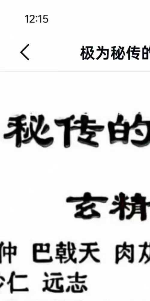 极为秘传的助功丹药
