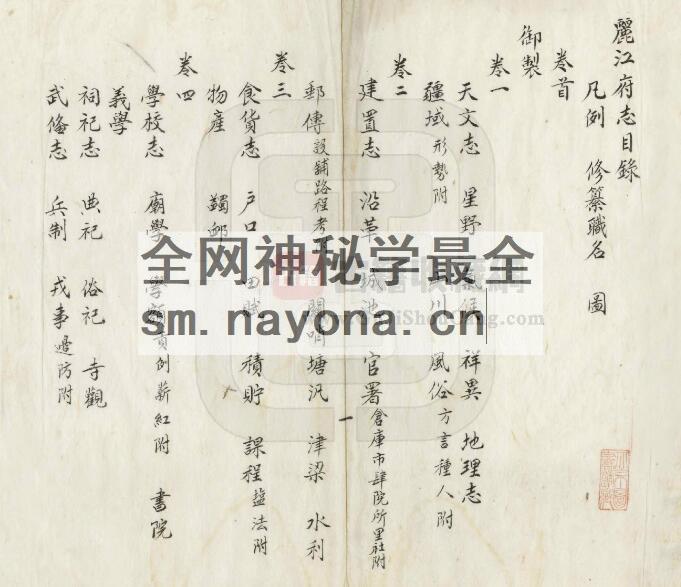 云南省丽江市《光绪丽江府志》全八卷首一卷 清陈宗海修 李星瑞纂PDF电子版地方志下载插图1