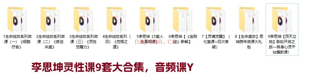 李思坤灵性课9套大合集，音频课Y插图