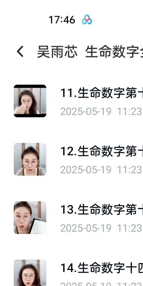 吴雨芯 生命数字全息命理师课23集