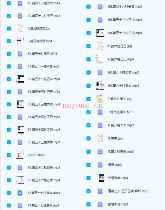 【衍学盲派】文档+音频课+视频课程