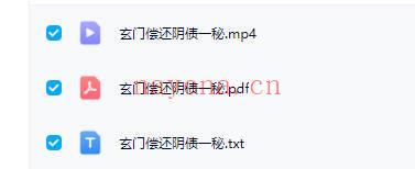 鹤元【玄门偿还阴债法门】视频课+文档