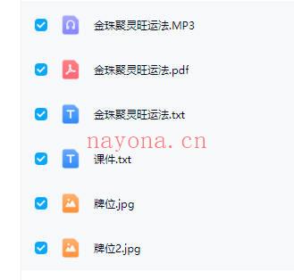 陈法灵【金珠聚灵旺运法】音频课+资料