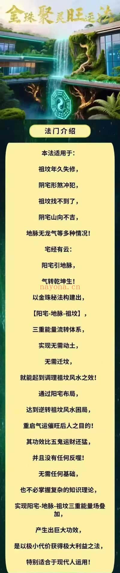 陈法灵【金珠聚灵旺运法】音频课+资料