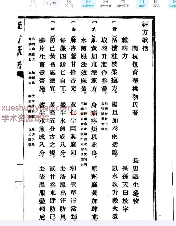 经方歌括-杂病插图