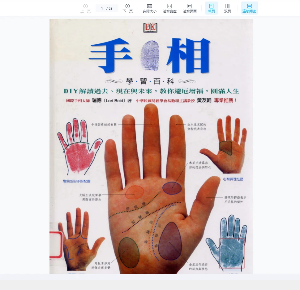 图片[1]_《手相》全彩图PDF（82页）_易经玄学资料网