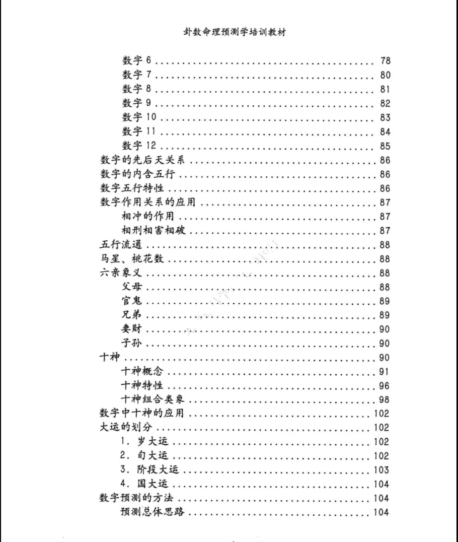 图片[5]_《卦数命理预测学培训教材》电子书PDF（226页）_易经玄学资料网
