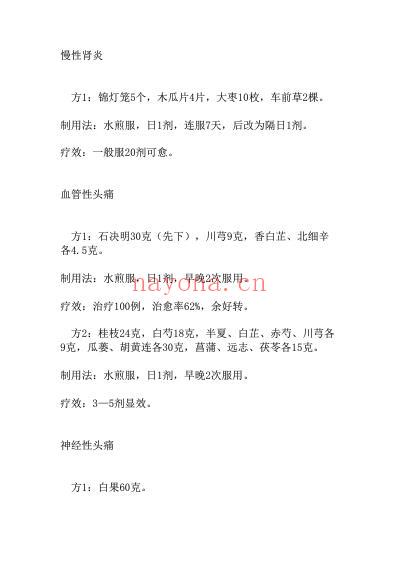 非常有效的验方秘方集萃.pdf