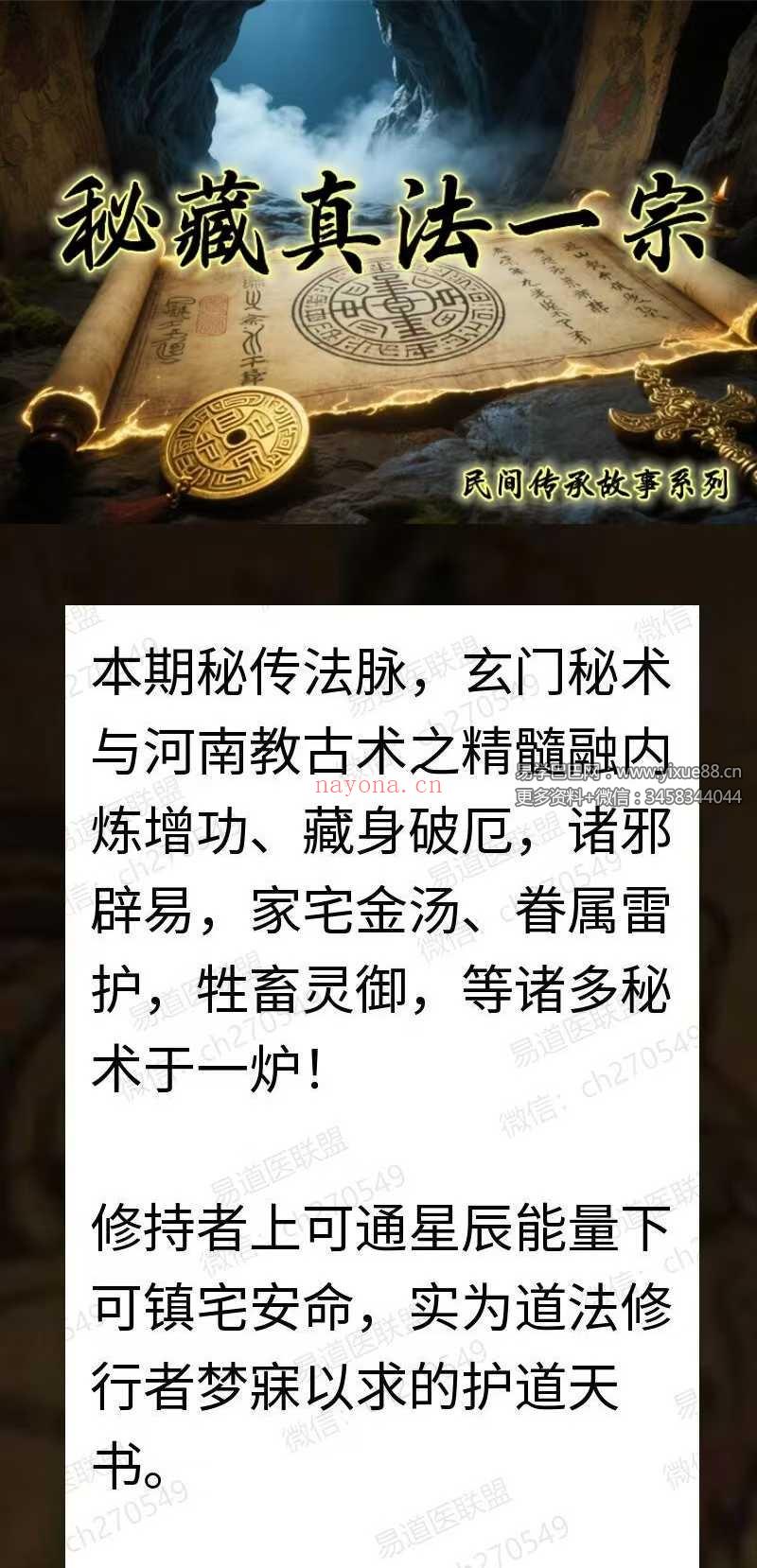 缘成居士《秘藏真法一宗》视频+课件