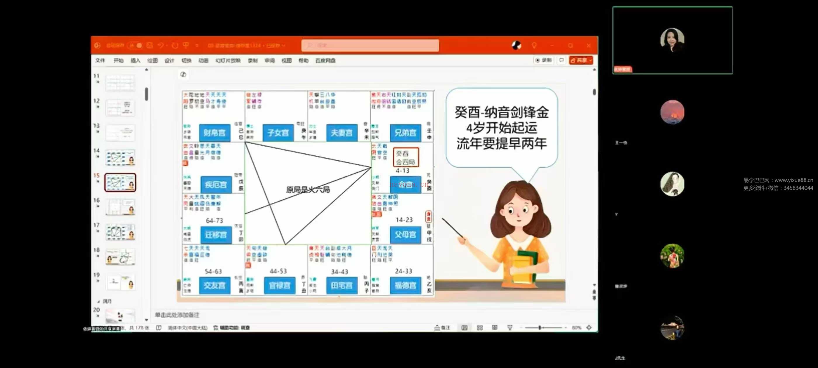 依婷2025年紫微斗数系统班12集