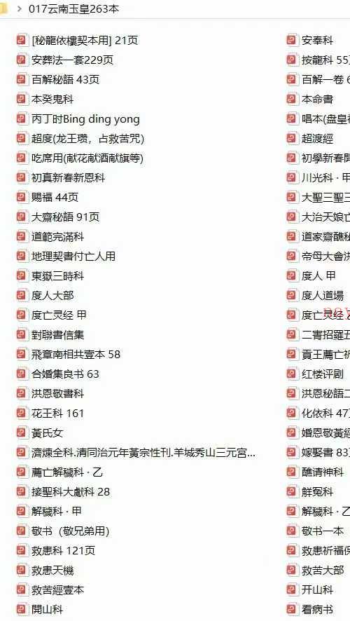 云南玉皇263本
