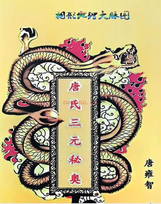 唐雍智相形地理大脉图《唐氏三元秘奥》704页Y插图