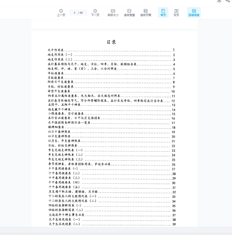 图片[3]_八字速查表（龚名山编着）现代（88页）_易经玄学资料网