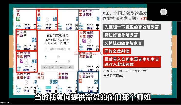 玄易门徒弟班【紫薇斗数】视频课43集
