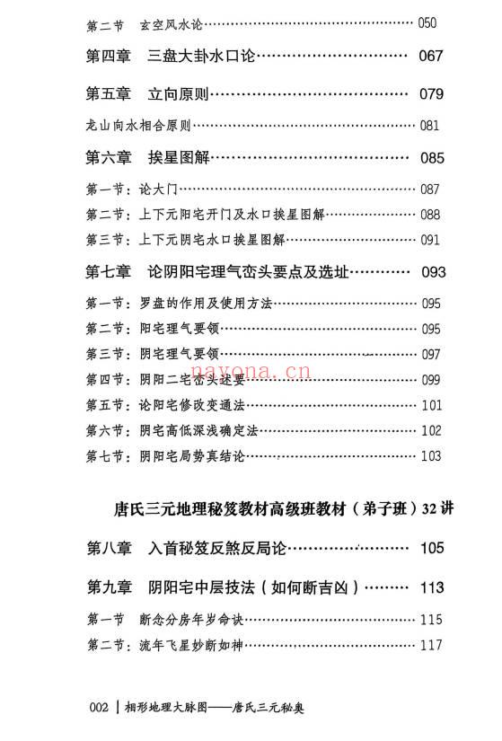 唐雍智相形地理大脉图《唐氏三元秘奥》704页.PDF电子版