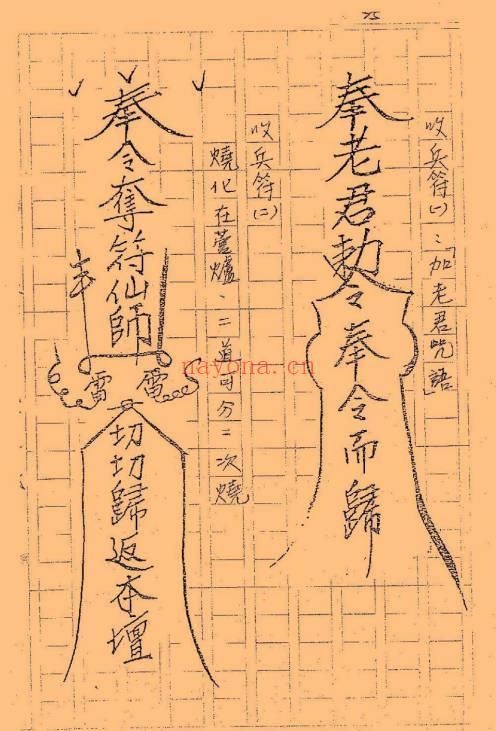 台南三清道院闾山法派《闾山秘法·斗法科、改运科、指诀步罡科》54筒子页