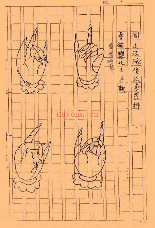 台南三清道院闾山法派《闾山秘法·斗法科、改运科、指诀步罡科》54筒子页