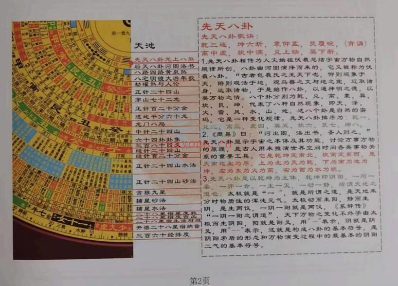 《九寸综合罗盘实操手册》初级+高级弟子班 91页.PDF电子版