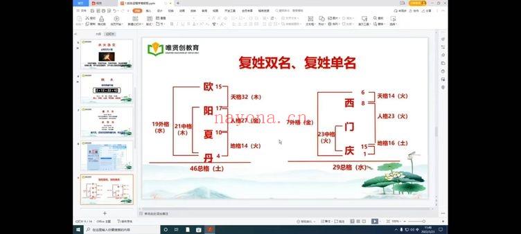 正严讲【仓颉运程学高级班】视频课21集