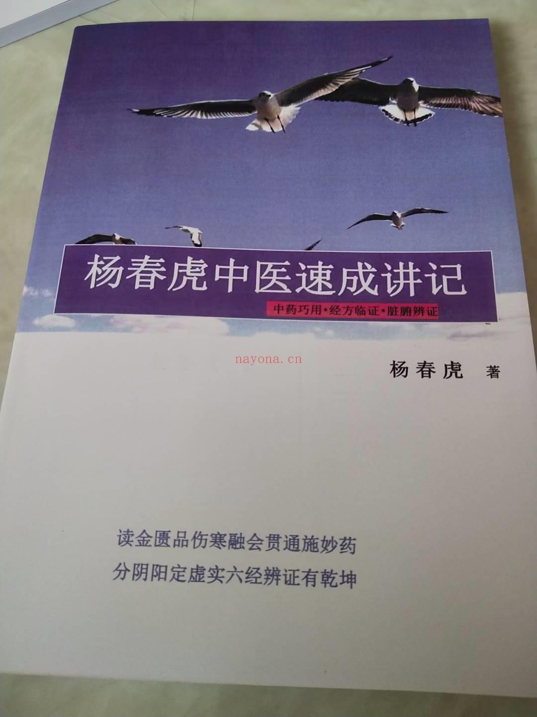 杨春虎 中医速成讲记