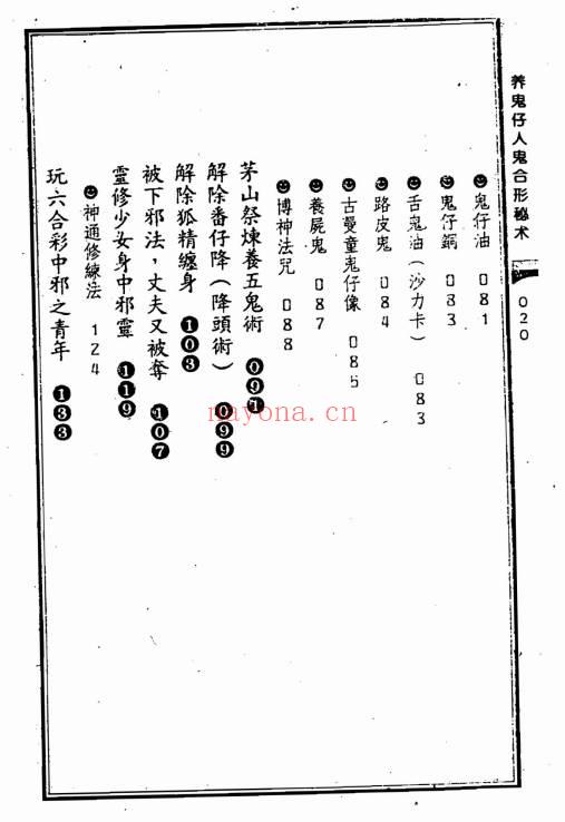 苏连龙《养鬼仔人鬼合形秘术》288页.PDF电子版