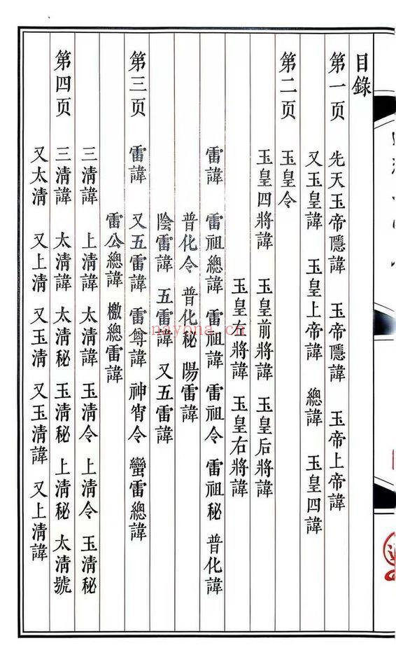 《道教讳字全集》共2卷2册，91页+100页.PDF电子版