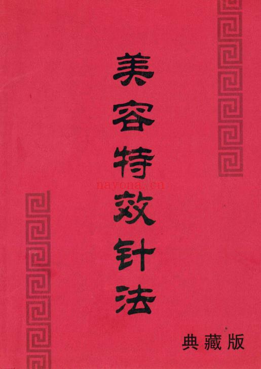 美容特效针法（实体书扫描）