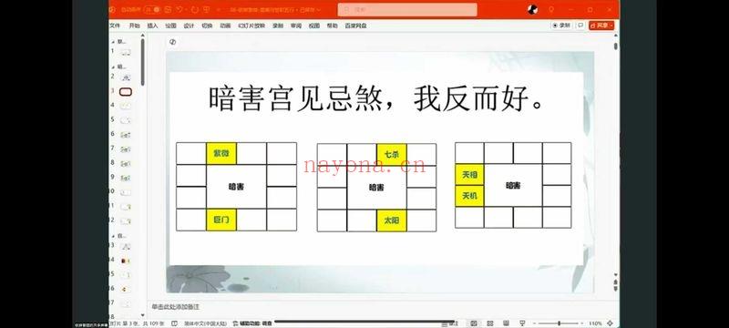 依婷【2025年紫微斗数系统班】视频教学12集