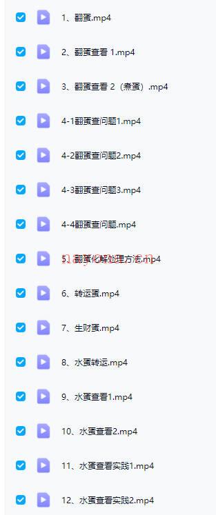小凤仙【翻蛋法事】共2期课程（视频+图+资料）