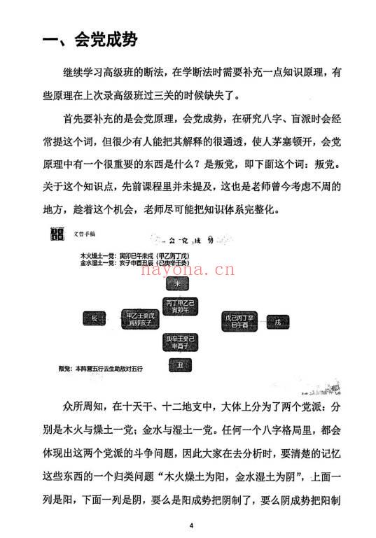 文曾《八字盲派高级班》上下2册.PDF电子版
