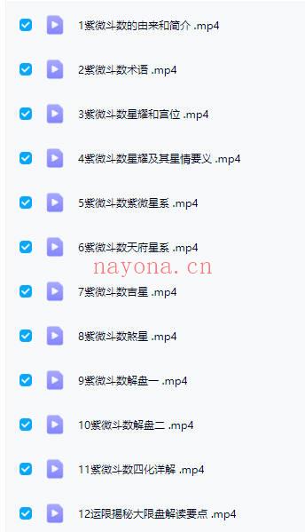 林白老师【紫薇、奇门弟子班】视频课47集