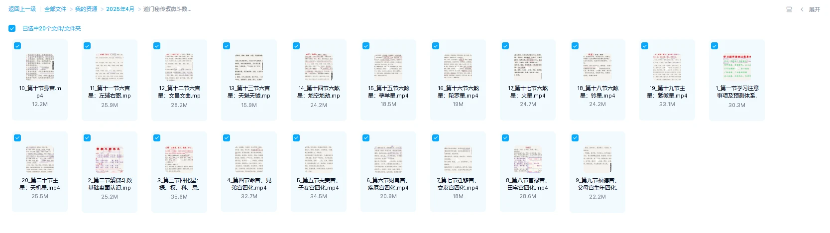 图片[1]_道门秘传紫微斗数实战课程（视频20集）_易经玄学资料网