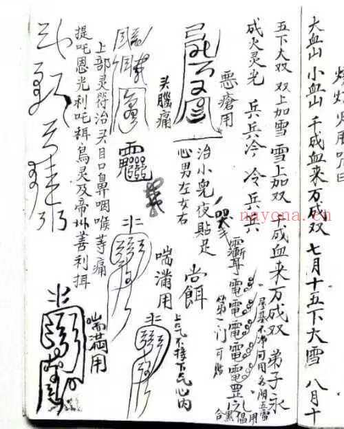 祝由治病水法
