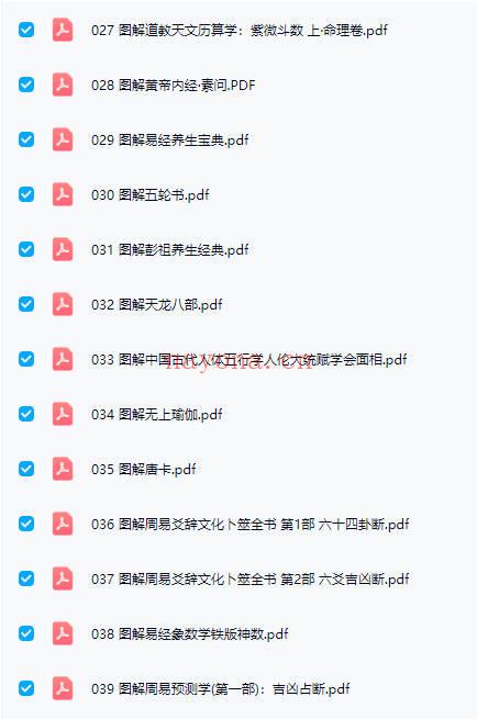 《图解经典 系列合集》老庄 易经 风水 术数 奇门遁甲 佛道 52本PDF电子版