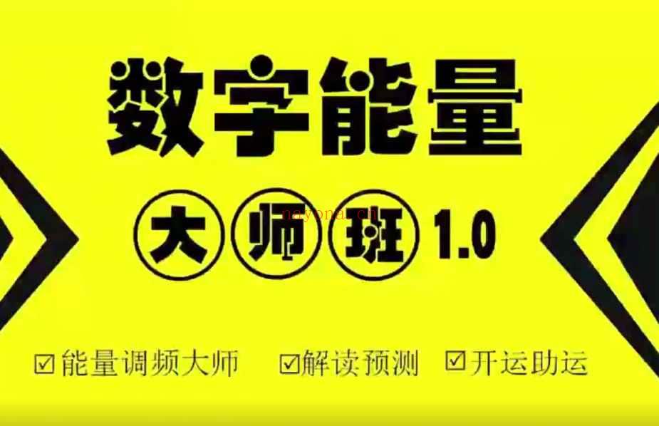 数字调频能量大师班50集视频 ：一站式解锁八星、解读、配号、化解、流年等Y插图