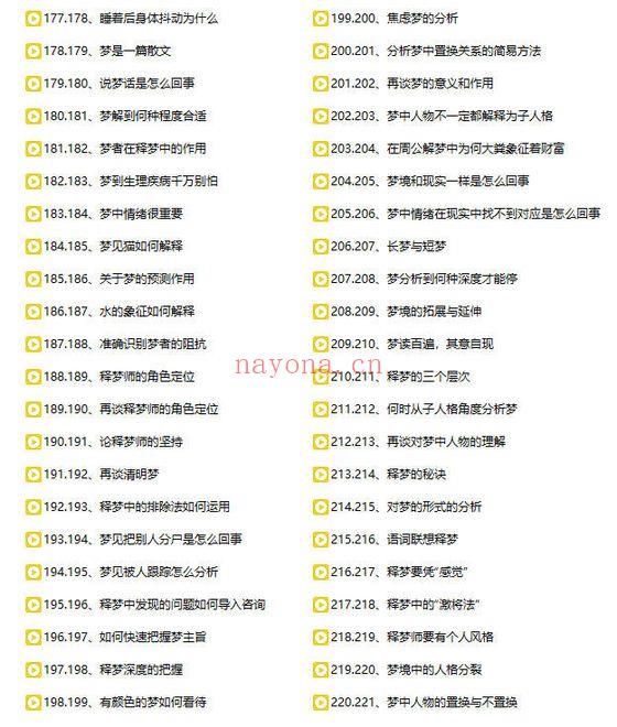 王邈【抚心人释梦基础理论300讲（300节）+抚心人释梦督导班】