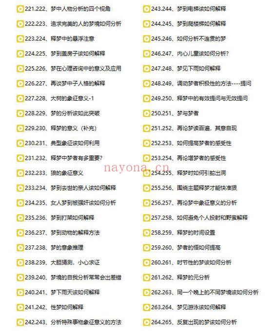 王邈【抚心人释梦基础理论300讲（300节）+抚心人释梦督导班】