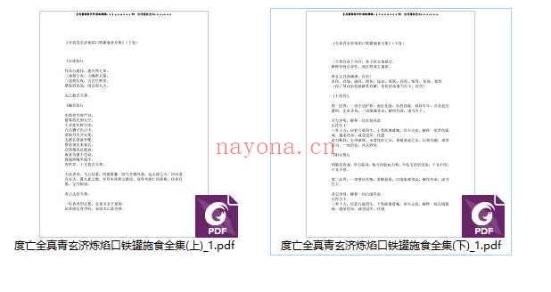度亡全真青玄济炼焰口铁罐施食全集(上、下)PDF2本Y插图