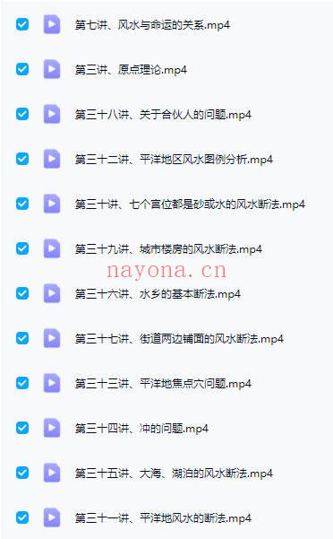 吕文艺弟子黄鑫【吕氏风水课程】视频54集