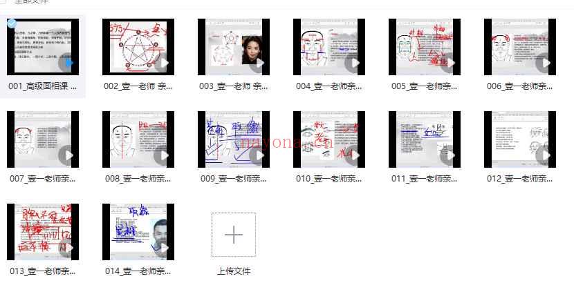 2507215 壹一老师《高级面相课》教学视频14集Y插图