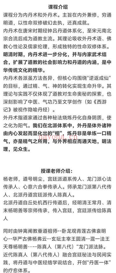 陈真人 道家功法【北派丹道】视频9集