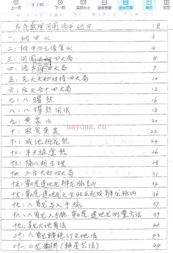 张彪《天星地理理气法》全书共90页Y插图2