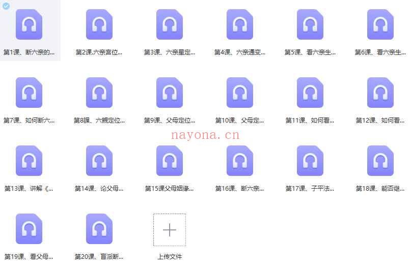 民间秘传盲师六亲定位专题弟子提高班录音20集+文字20本Y插图