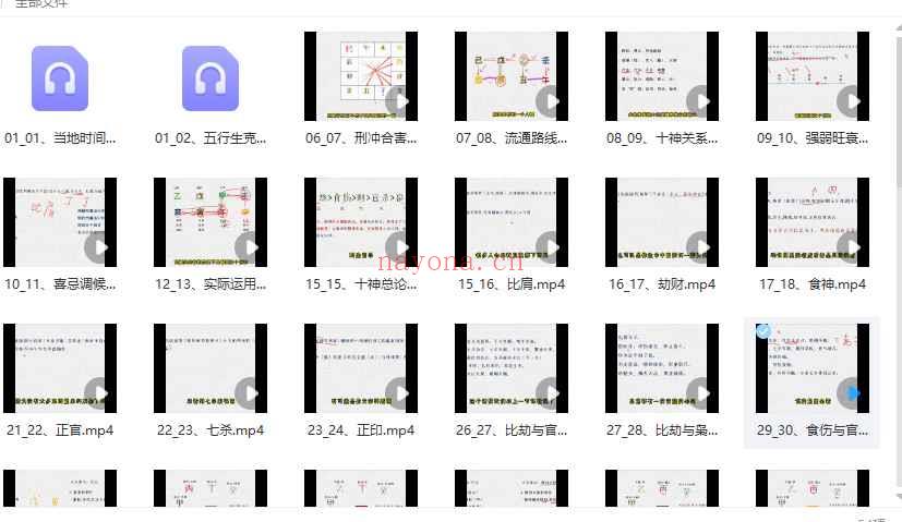 玄学芝芝第一套课程包八字视频103集Y插图