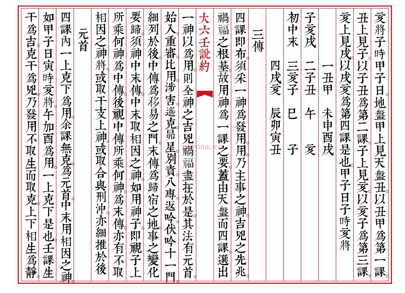 《大六壬说约》插图5