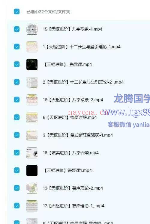 天枢老师八字宗师进阶课视频+课件