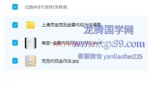 南笙 上清灵宝天尊梵炁金雷内观丹法