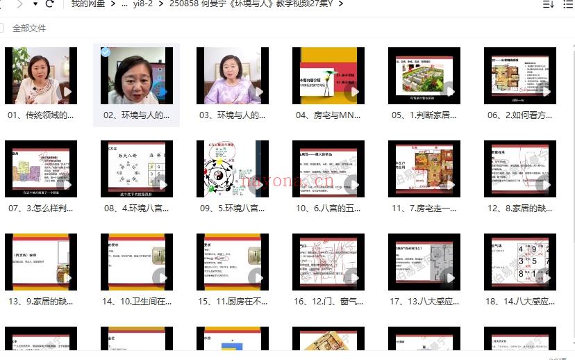 250858 何曼宁《环境与人》教学视频27集Y插图